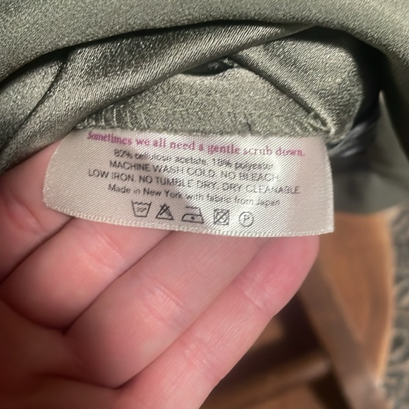 MM Lafleur sage green midi dress with side slits - Picture 3 of 6